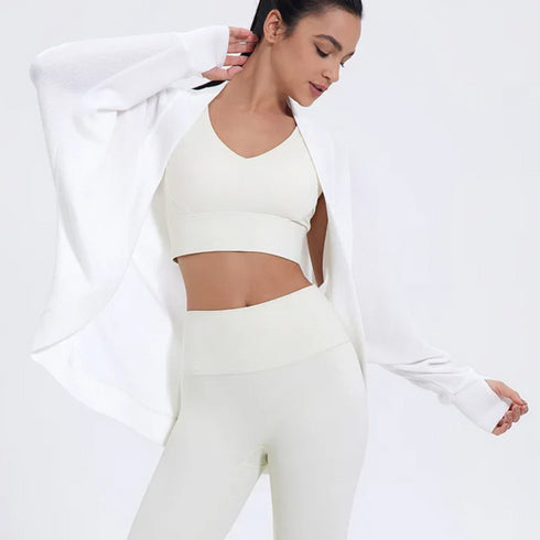 Women's Athletic Loose Breathable Cardigan
